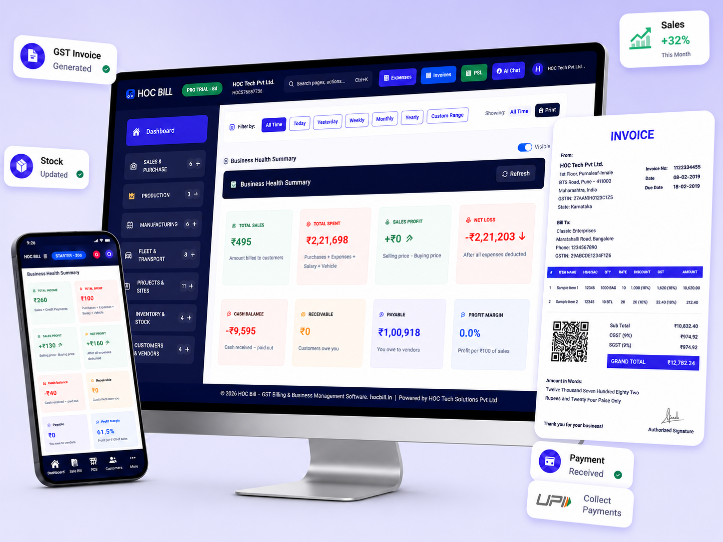 HOC Bill Dashboard